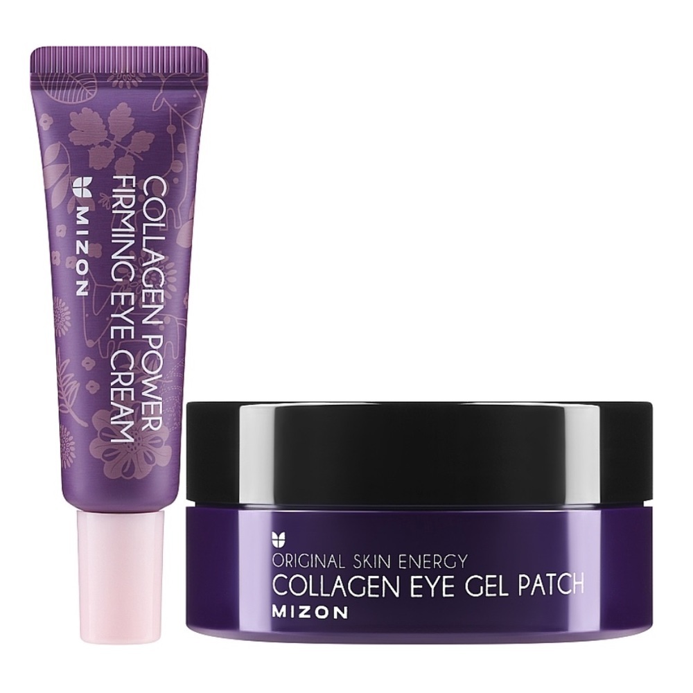NWT Mizon Winter Is Coming Collagen Set (eye/cr/10ml +‎ eye/patch/60pcs) AAA